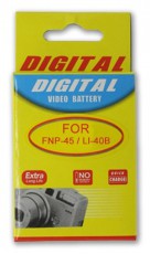 Regnas Fuji FNP45 utángyártott akkumulátor Akkuk és töltők - Li-ion akkumulátor és töltő (utángyártott) - Akku - 276750