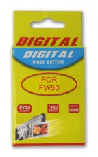 Regnas Sony FW50 utángyártott akkumulátor (1080 mAh) Akkuk és töltők - Li-ion akkumulátor és töltő (utángyártott) - Akku - 276778