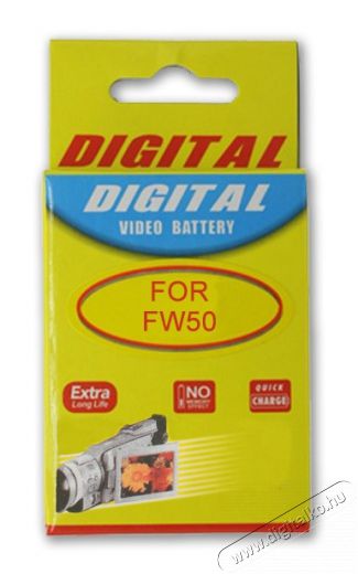 Regnas Sony FW50 utángyártott akkumulátor (1080 mAh) Akkuk és töltők - Li-ion akkumulátor és töltő (utángyártott) - Akku - 276778