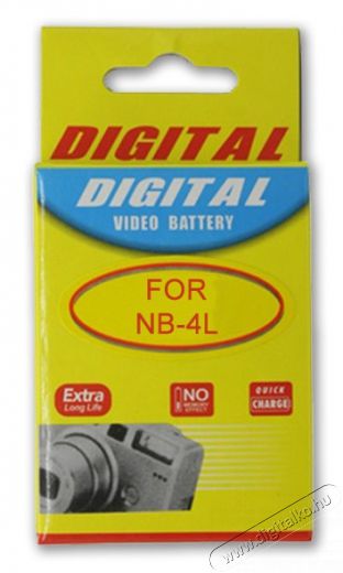 Regnas Canon NB-4L utángyártott akkumulátor (780 mAh) Akkuk és töltők - Li-ion akkumulátor és töltő (utángyártott) - Akku - 276742