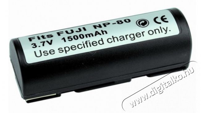 Regnas FUJI NP-80 akku Akkuk és töltők - Li-ion akkumulátor és töltő (utángyártott) - Akku - 283123