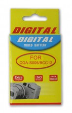 Regnas Panasonic CGA-S005 / BCC12 utángyártott akkumulátor (1150 mAh) Akkuk és töltők - Li-ion akkumulátor és töltő (utángyártott) - Akku - 276776