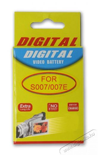 Regnas Panasonic S007 / 007E / BCD10 utángyártott akkumulátor (1000 mAh) Akkuk és töltők - Li-ion akkumulátor és töltő (utángyártott) - Akku - 276777
