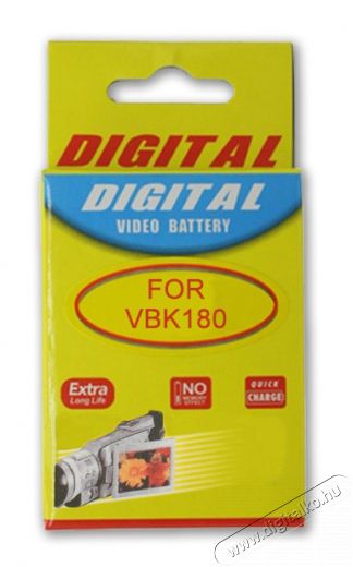 Regnas Panasonic VBK180 utángyártott akkumulátor (1790 mAh) Akkuk és töltők - Li-ion akkumulátor és töltő (utángyártott) - Akku - 276787