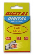Regnas Canon NB-3L utángyártott akkumulátor (800 mAh) Akkuk és töltők - Li-ion akkumulátor és töltő (utángyártott) - Akku - 276775