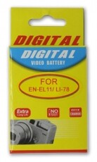 Regnas Nikon EN-EL11/ LI-78 utángyártott akkumulátor (680 mAh) Akkuk és töltők - Li-ion akkumulátor és töltő (utángyártott) - Akku - 276755