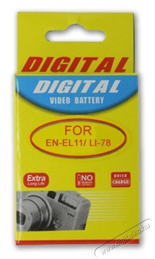 Regnas Nikon EN-EL11/ LI-78 utángyártott akkumulátor (680 mAh) Akkuk és töltők - Li-ion akkumulátor és töltő (utángyártott) - Akku - 276755