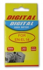 Regnas Nikon EN-EL14 utángyártott akkumulátor (1050 mAh) Akkuk és töltők - Li-ion akkumulátor és töltő (utángyártott) - Akku - 276756