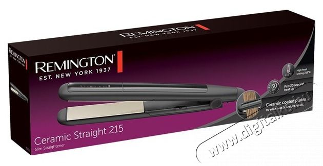 Remington S1370 Ceramic Straight 215 hajsim&iacute;t&oacute; Sz&eacute;ps&eacute;g&aacute;pol&aacute;s / Eg&eacute;szs&eacute;g - Haj&aacute;pol&aacute;s - Hajvasal&oacute; / egyenes&iacute;tő - 513641