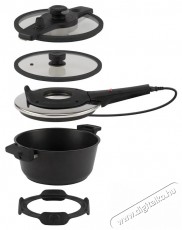 REMOSKA T41/42 Tria Black Edény Konyhai termékek - Konyhai kisgép (sütés / főzés / hűtés / ételkészítés) - Légkeveréses főzőgép / elektromos kukta / multifunkciós sütő - 521130