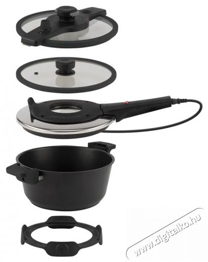 REMOSKA T41/42 Tria Black Edény Konyhai termékek - Konyhai kisgép (sütés / főzés / hűtés / ételkészítés) - Légkeveréses főzőgép / elektromos kukta / multifunkciós sütő - 521130