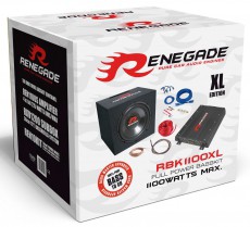 Renegade RBK1100XL (REN1100MKII+RXV1200+REN10KIT) mélyláda szett Autóhifi / Autó felszerelés - Autó hangsugárzó - Mélysugárzó szett - 322937