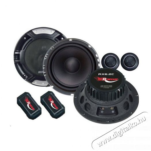 Renegade RX-6.2C 2 utas komponens szett 16,5cm Autóhifi / Autó felszerelés - Autó hangsugárzó - Komplett szett - 322971
