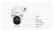 REOLINK GO PT Plus /4 MP/H265/105°/IR10m/4G/akkumulátoros IP PT dómkamera + napelemes töltő Háztartás / Otthon / Kültér - Biztonságtechnika - Biztonsági kamera - 416846