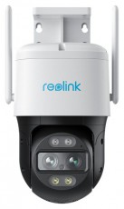 REOLINK TrackMix WiFi /8MP/H265/2,8 és 8mm/6x hibrid zoom/IR15m+fehérfény/kétirányú hang/Wifi PTZ dómkamera Háztartás / Otthon / Kültér - Biztonságtechnika - Biztonsági kamera - 465104