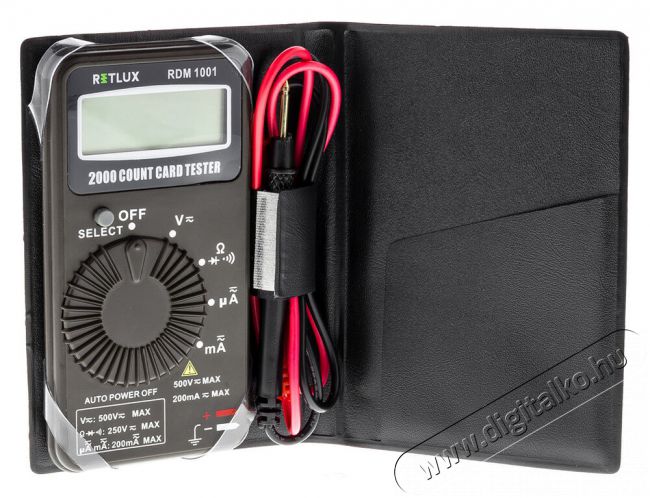 Retlux RDM 1001  Digitális multiméter Újdonságok - Új termékek - 329134