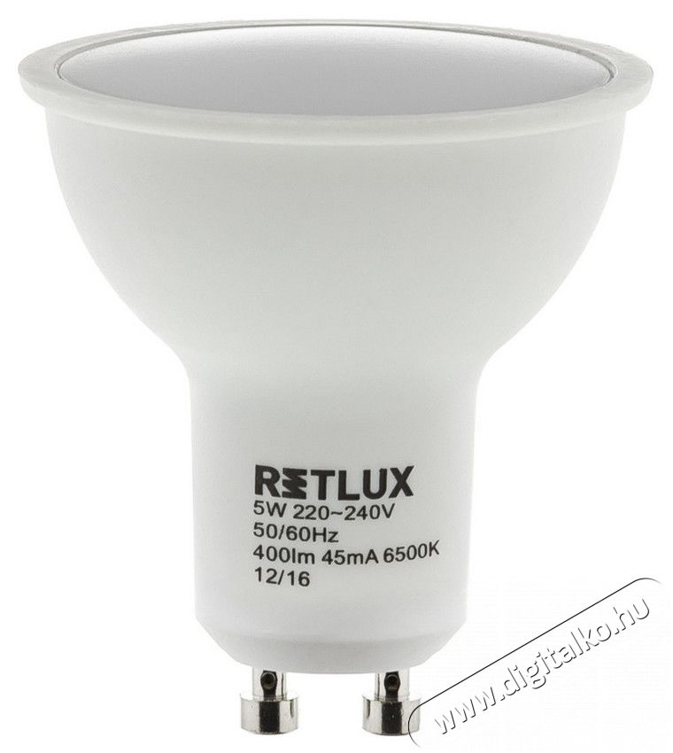 Retlux RLL 257 GU10 BULB 5W 3W  Háztartás / Otthon / Kültér - Világítás / elektromosság - GU10 foglalatú izzó - 318323