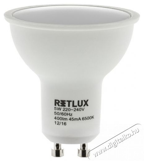 Retlux RLL 257 GU10 BULB 5W 3W  Háztartás / Otthon / Kültér - Világítás / elektromosság - GU10 foglalatú izzó - 318323