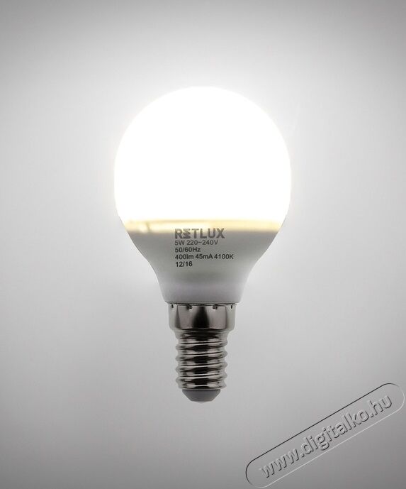 Retlux RLL 269 E14 6W 4100K gömb izzó - hideg fehér Egyéb - Nem forgalmazzuk ! - 318336