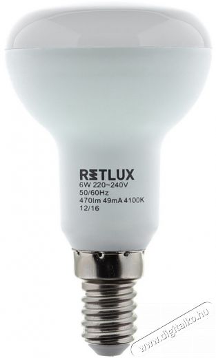Retlux RLL 280 E14 6W 4100K LED Spot izzó - hideg fehér Egyéb - Nem forgalmazzuk ! - 318338