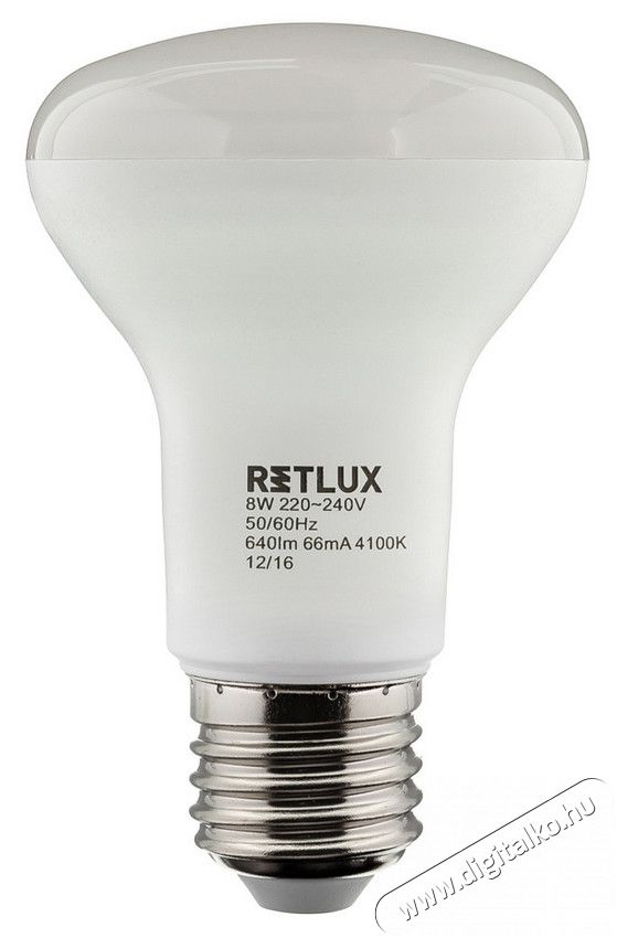 Retlux RLL 282 E27 8W 4100K LED Spot izzó - hideg fehér Egyéb - Nem forgalmazzuk ! - 318311