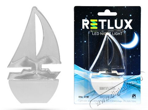 Retlux RNL 01W Éjszakai LED fény - hajó Háztartás / Otthon / Kültér - Világítás / elektromosság - Éjszakai irányfény - 275953