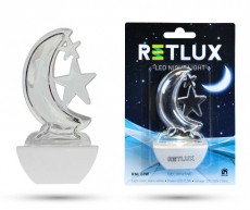 Retlux RNL 03W Éjszakai LED fény - hold Háztartás / Otthon / Kültér - Világítás / elektromosság - Éjszakai irányfény - 275955