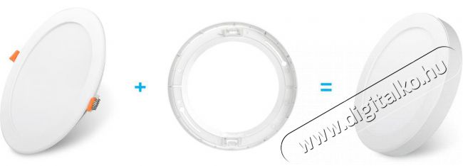 Retlux RSM 109 süllyesztett beltéri led panel Háztartás / Otthon / Kültér - Világítás / elektromosság - Fali / mennyezeti lámpa - 351881