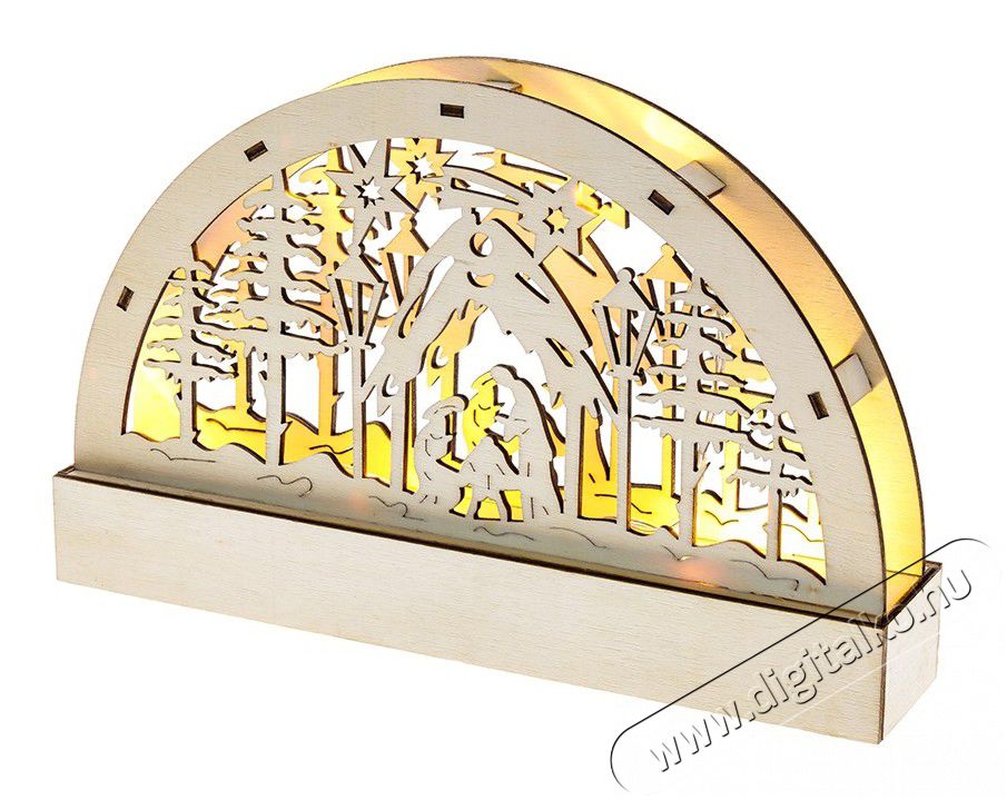 Retlux RXL 304 Fából készült jászol jelenet 5LED Háztartás / Otthon / Kültér - Világítás / elektromosság - Hangulat teremtő világítás - 351909
