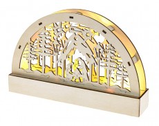 Retlux RXL 304 Fából készült jászol jelenet 5LED Háztartás / Otthon / Kültér - Világítás / elektromosság - Hangulat teremtő világítás - 351909