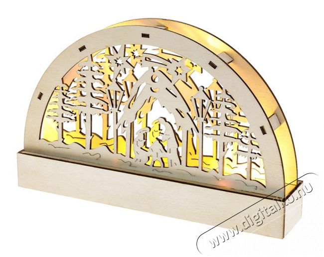 Retlux RXL 304 Fából készült jászol jelenet 5LED Háztartás / Otthon / Kültér - Világítás / elektromosság - Hangulat teremtő világítás - 351909
