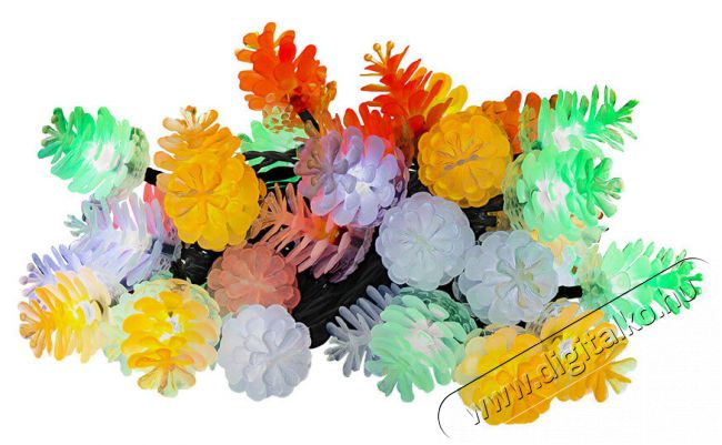Retlux RXL 308 Fenyőtoboz alakú 40LED 10m Háztartás / Otthon / Kültér - Világítás / elektromosság - Hangulat teremtő világítás - 351913