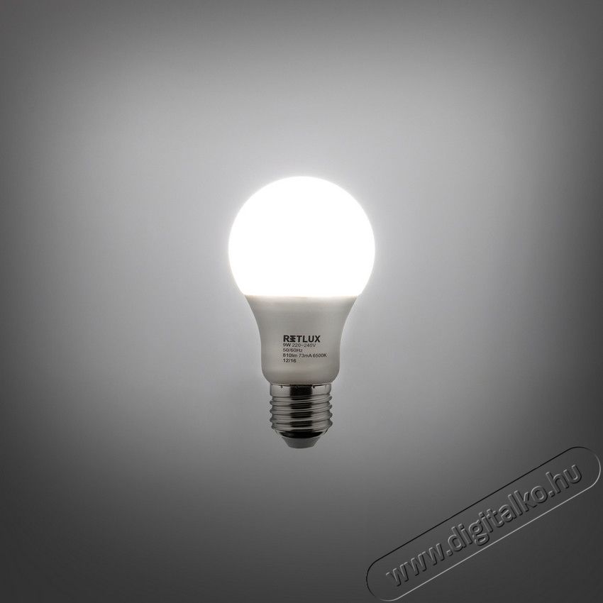 Retlux RLL 249 LED izzó E27 6500K 9W Háztartás / Otthon / Kültér - Világítás / elektromosság - E27 foglalatú izzó - 318347