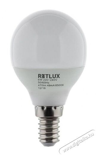 Retlux RLL 270 G45 E14 MiniG6W LED izzó Háztartás / Otthon / Kültér - Világítás / elektromosság - E14 foglalatú izzó - 318335