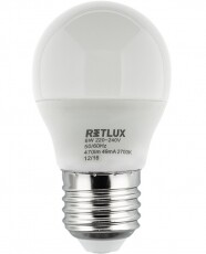 Retlux RLL 265 E27 6W 2700K gömb izzó - meleg fehér Egyéb - Nem forgalmazzuk ! - 318334