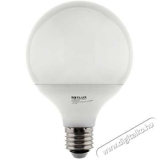 Retlux RLL 275 E27 15W 2700K gömb izzó - meleg fehér Egyéb - Nem forgalmazzuk ! - 318330