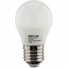 Retlux RLL 266 E27 6W 4100K gömb izzó - hideg fehér Egyéb - Nem forgalmazzuk ! - 318333