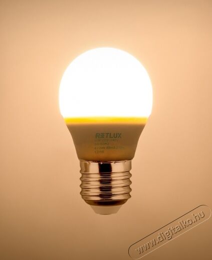 Retlux RLL 265 E27 6W 2700K gömb izzó - meleg fehér Egyéb - Nem forgalmazzuk ! - 318334