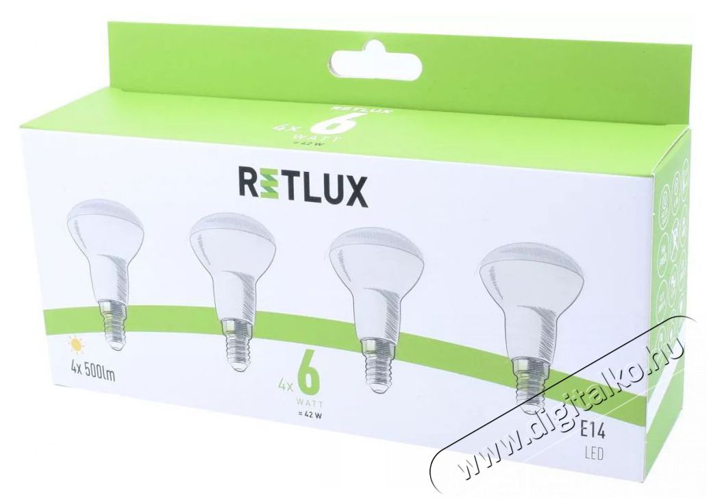 Retlux REL 29 LED R50 4x6W E14 izzó Egyéb - Nem forgalmazzuk ! - 376595
