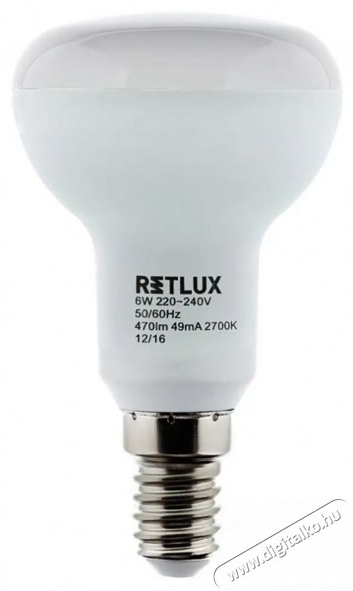 Retlux RLL 279 R50 E14 Spot izzó 6W Egyéb - Nem forgalmazzuk ! - 376601