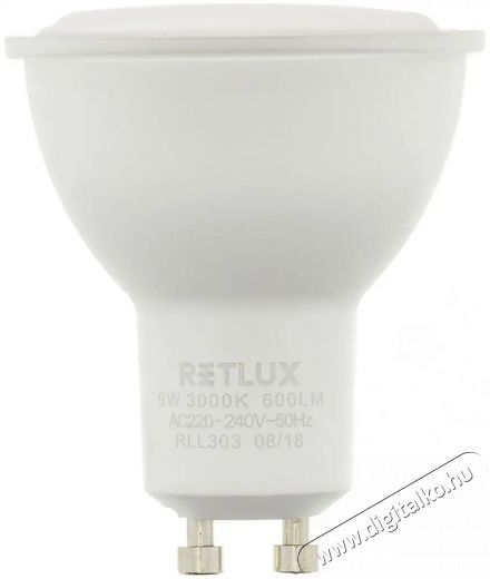 Retlux RLL 303 GU10 izzó 9W WW Egyéb - Nem forgalmazzuk ! - 376609