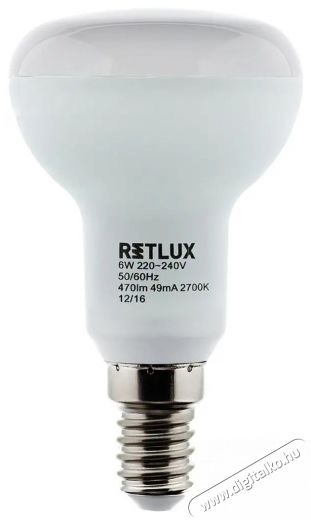 Retlux RLL 306 R50 E14 Spot 9W izzó Háztartás / Otthon / Kültér - Világítás / elektromosság - E14 foglalatú izzó - 376612