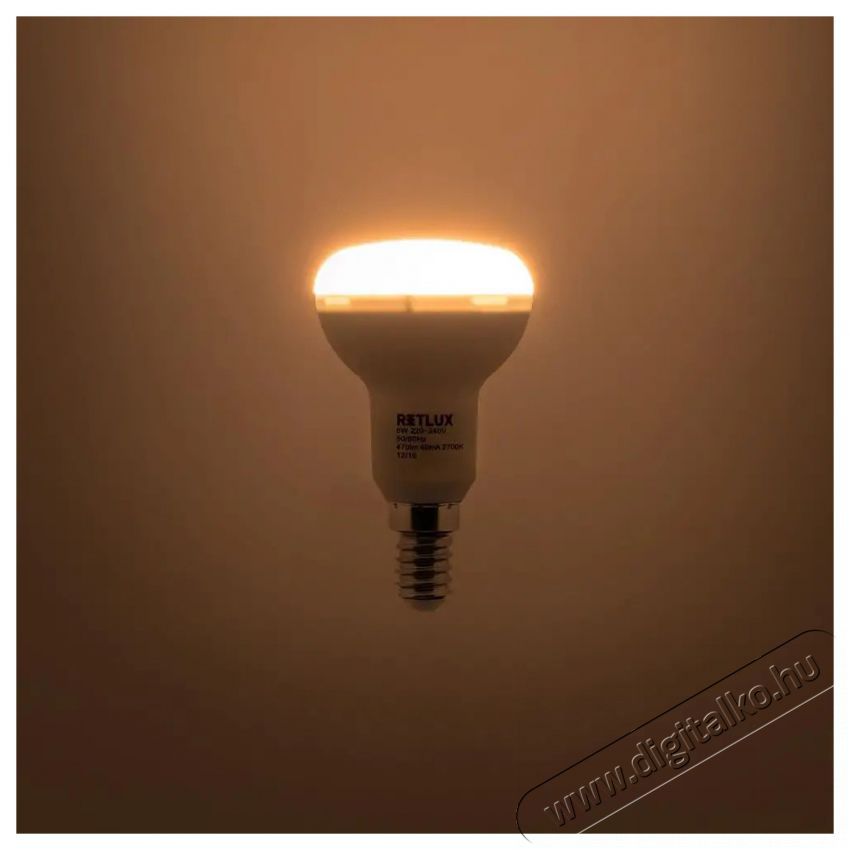 Retlux RLL 306 R50 E14 Spot 9W izzó Háztartás / Otthon / Kültér - Világítás / elektromosság - E14 foglalatú izzó - 376612