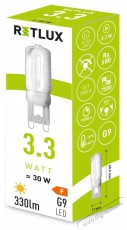Retlux RLL 460 G9 3,3W LED WW Háztartás / Otthon / Kültér - Világítás / elektromosság - G9 foglalatú izzó - 476505