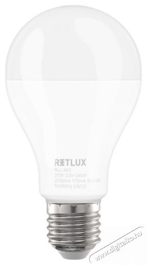 Retlux RLL 462 A67 E27 bulb 20W WW Háztartás / Otthon / Kültér - Világítás / elektromosság - E27 foglalatú izzó - 476507