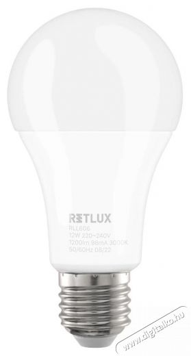 Retlux RLL 606 A60 E27 izzó 12W WW D Háztartás / Otthon / Kültér - Világítás / elektromosság - E27 foglalatú izzó - 495619