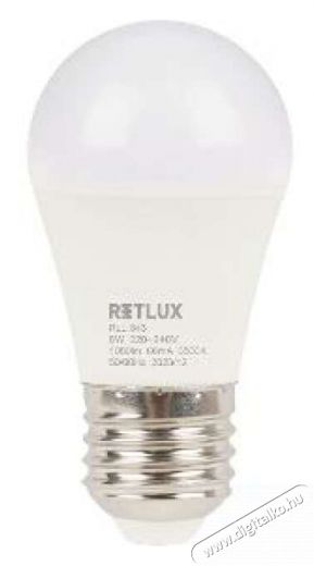 Retlux RLL 643 G45 E27 miniG 8W DL D Háztartás / Otthon / Kültér - Világítás / elektromosság - E27 foglalatú izzó - 495207