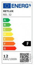 Retlux REL 32 LED A60 3x12W E27 WW LED Gömbizzó Háztartás / Otthon / Kültér - Világítás / elektromosság - E27 foglalatú izzó - 495191
