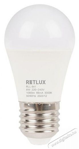 Retlux RLL 641 G45 E27 miniG 8W WW D Újdonságok - Legfrissebb termékek - 495638