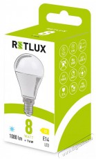 Retlux RLL 637 G45 E14 miniG 8W DL D Háztartás / Otthon / Kültér - Világítás / elektromosság - E14 foglalatú izzó - 495206